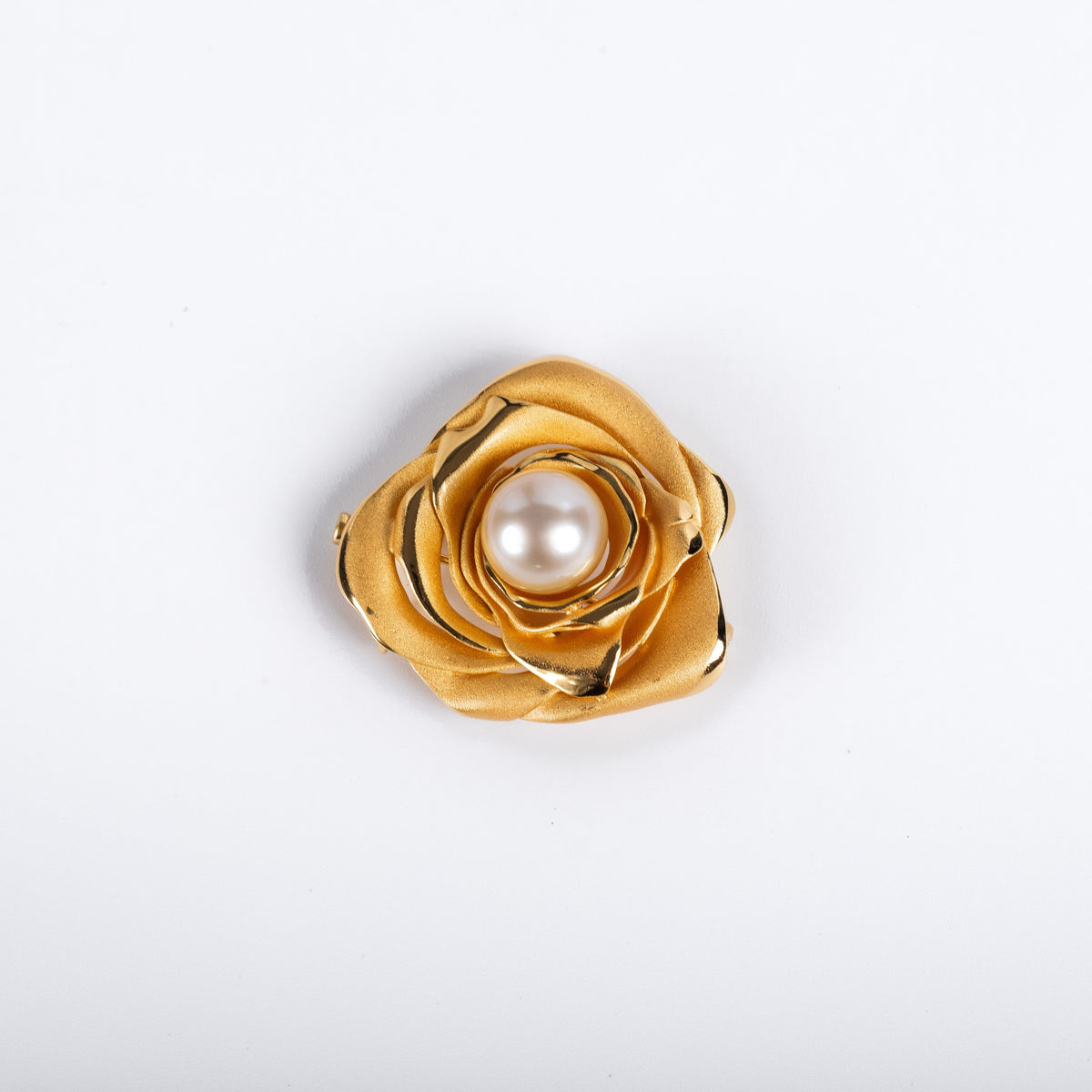 [SH89]銀鍍銠金南洋金珍珠吊墜12-13mm 80022