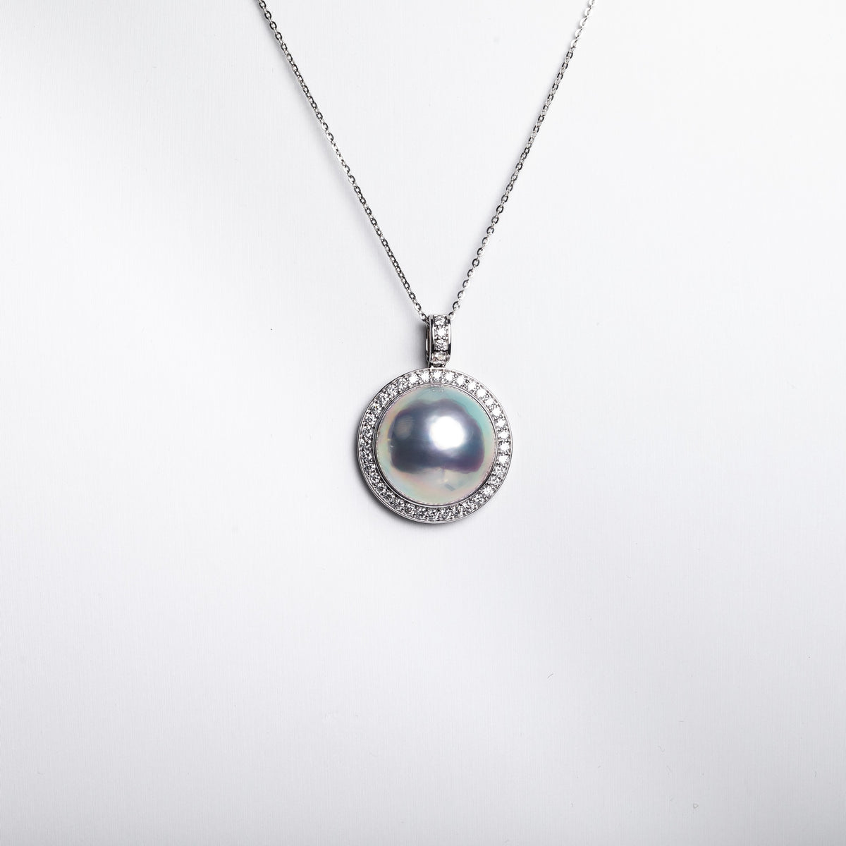 [SH97]銀鍍銠金南洋金珍珠手鏈10-13mm 80099