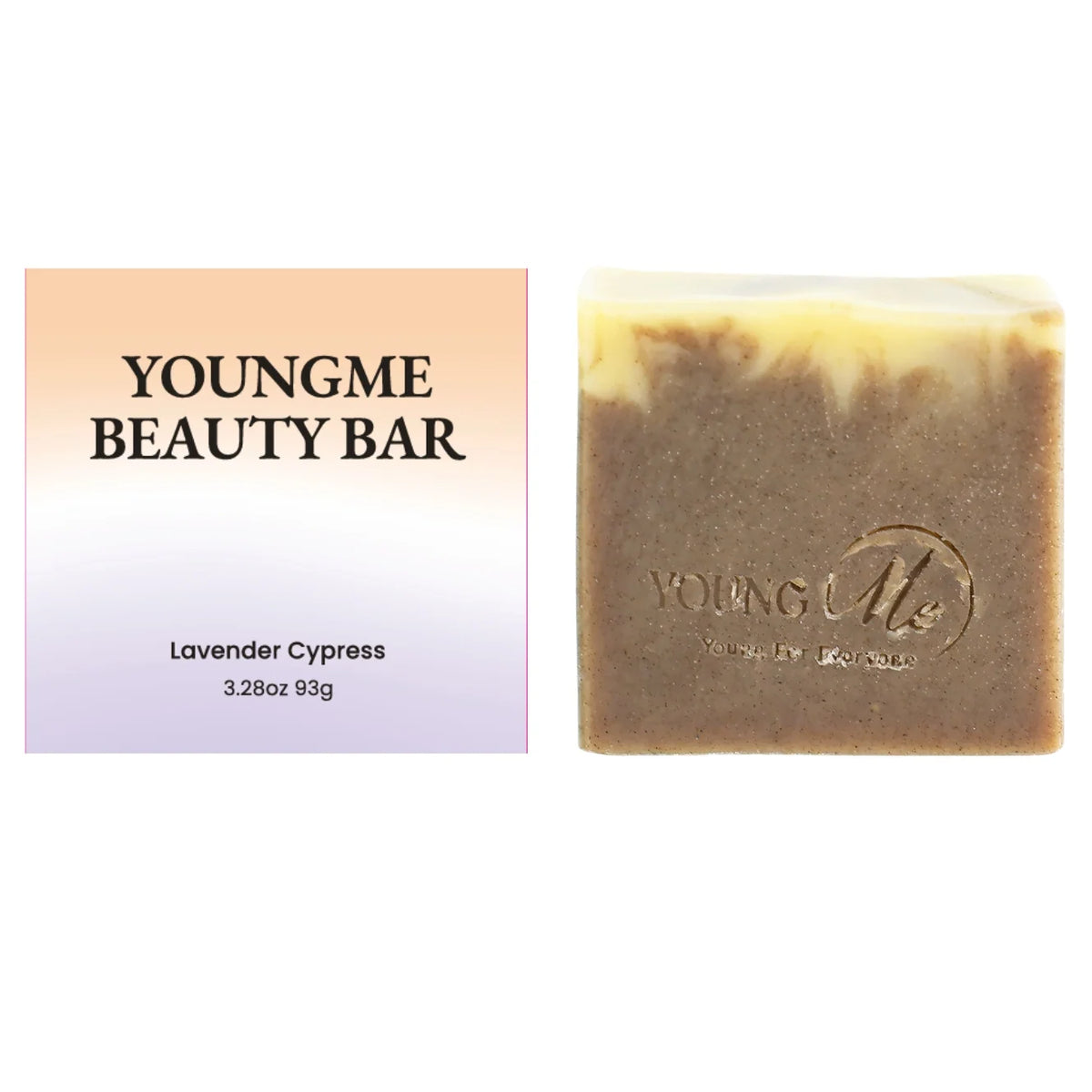 YOUNGME BEAUTY BAR #1 LAVENDAR-SYPRESS(預訂 - 四至六星期發貨）93g