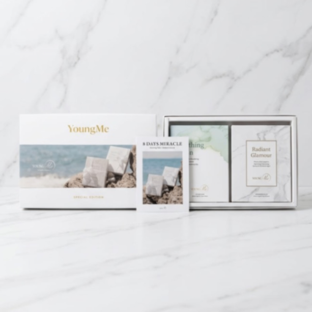 YY13 - YOUNGME BEAUTY UVIR RECOVERY GIFT SET #3(Soothing 1 box + Radiant 1 box)