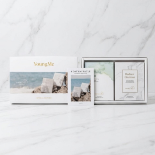 YY13 - YOUNGME BEAUTY UVIR RECOVERY GIFT SET #3(Soothing 1 box + Radiant 1 box)